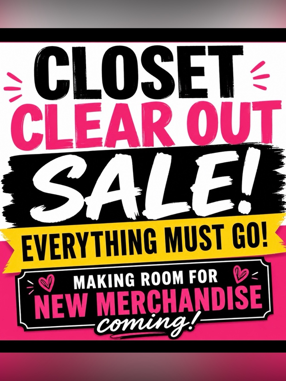 SALE ENDS SUNDAY!